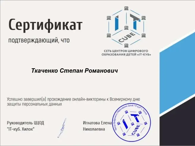 Международный день защиты ПД.